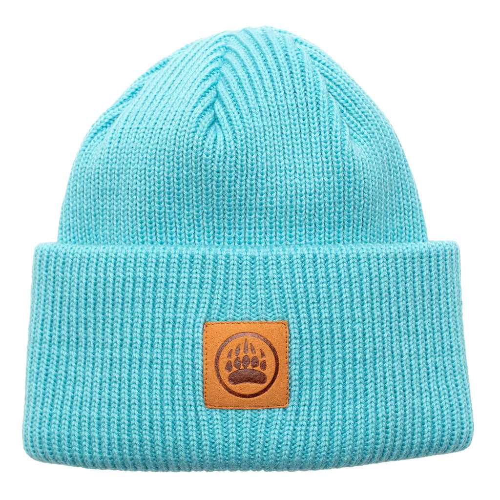 Ladies Double Cuffed Thick Toque (No Pom) in Glacier