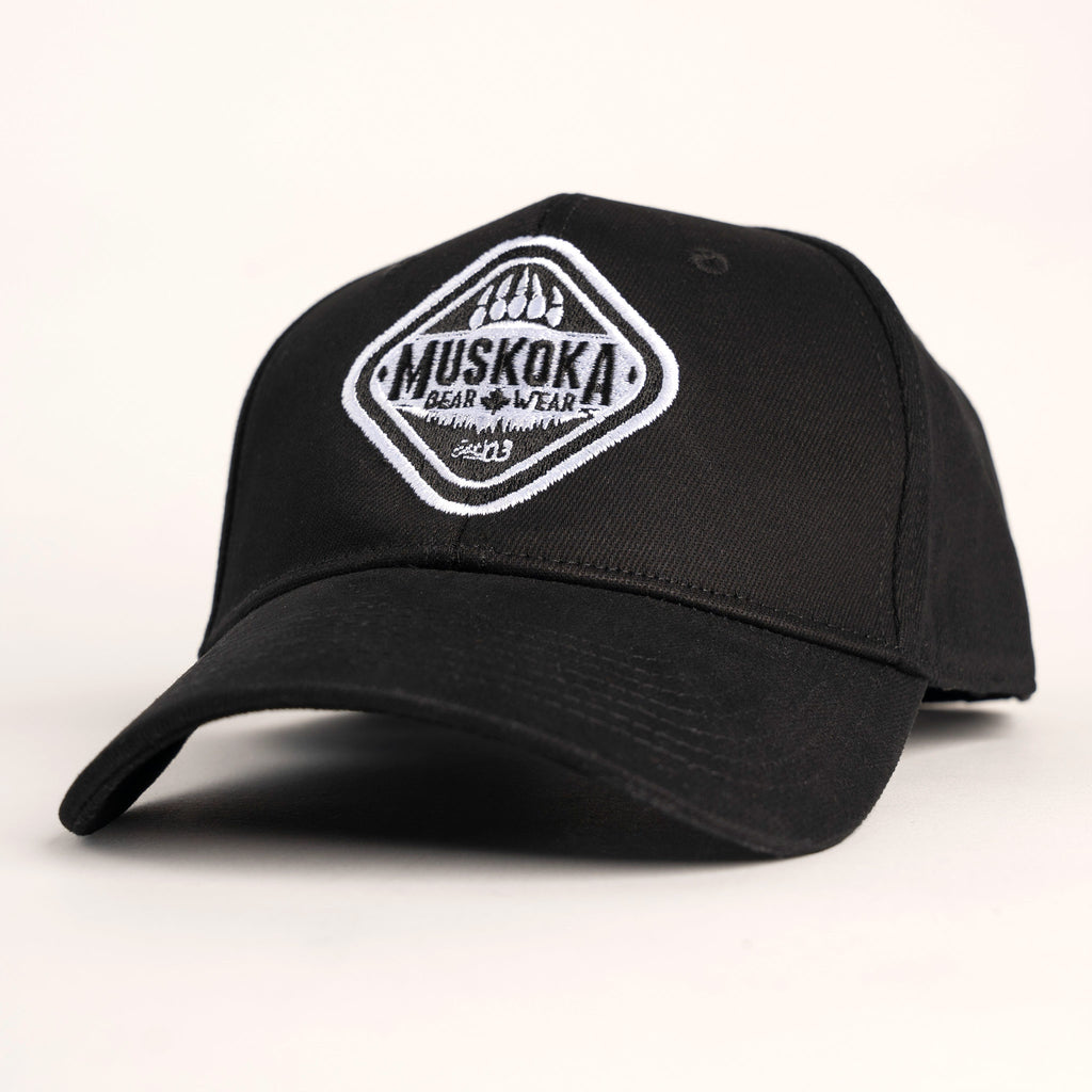 Muskoka Bear Wear _ MBW Embroidered Hat in Black