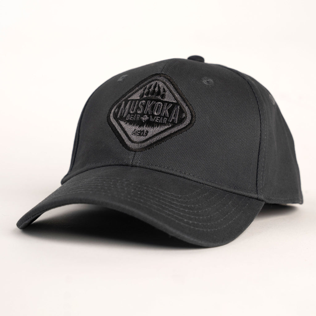 Muskoka Bear Wear _ MBW Embroidered Hat in Charcoal