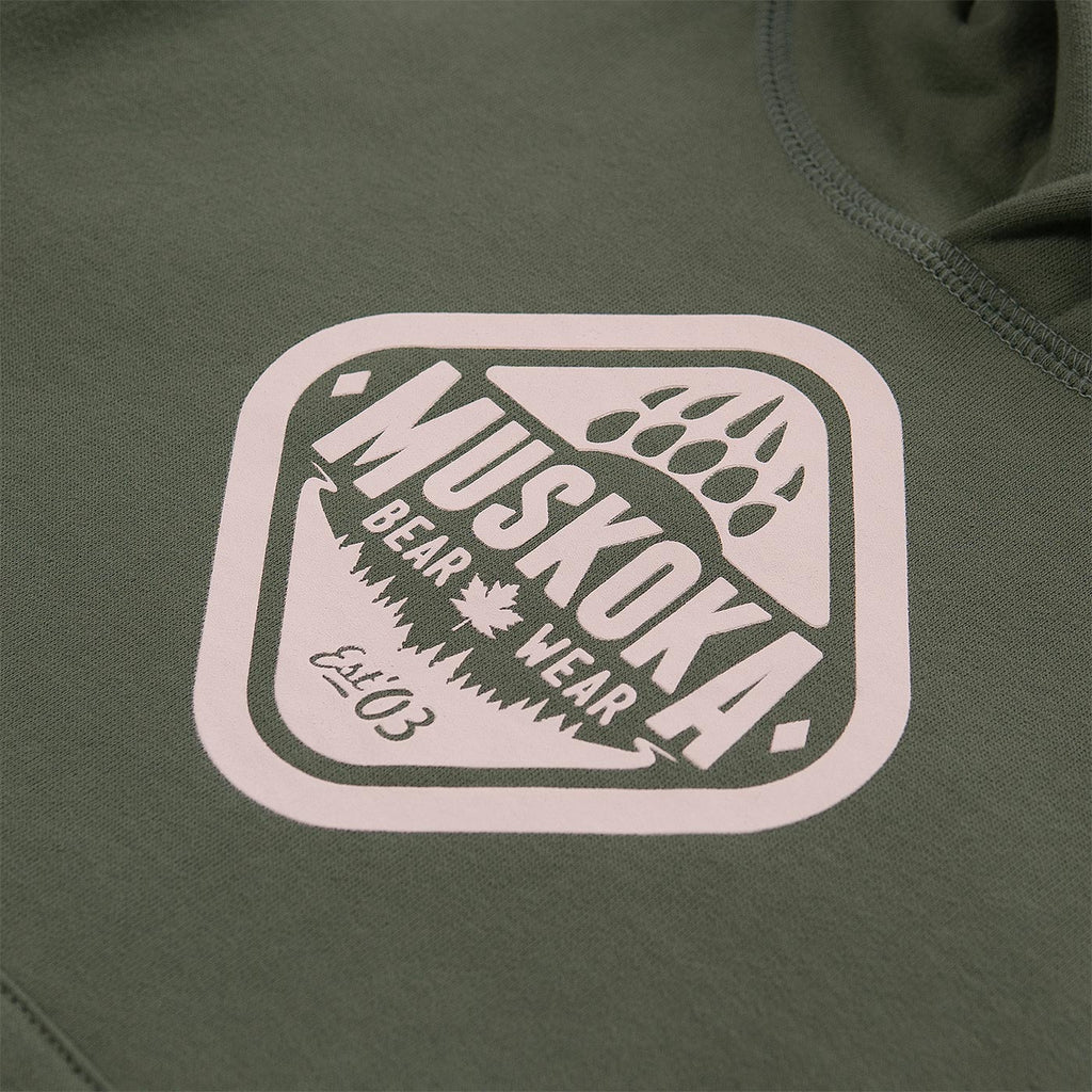 Muskoka Bear Wear – Youth Classic Hoody in Pine