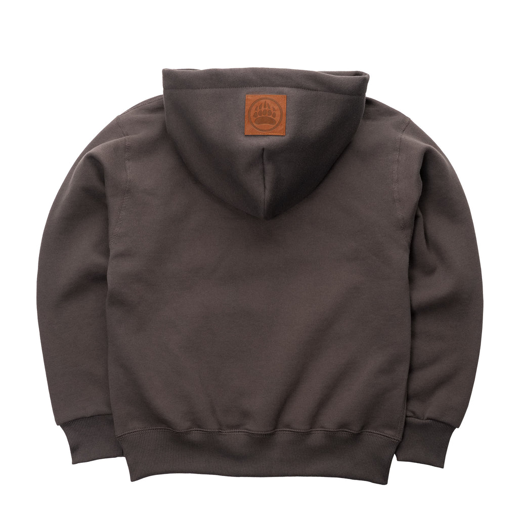 Muskoka Bear Wear – Youth Classic Hoody in Dark Charcoal with Pink