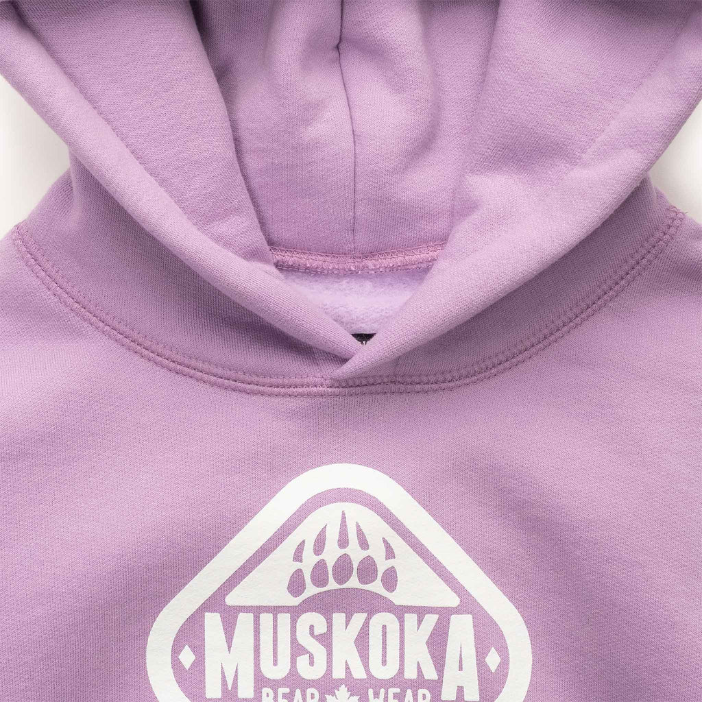 Muskoka Bear Wear – Youth Classic Hoody in Lilac