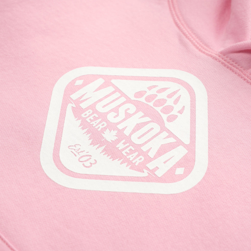 Muskoka Bear Wear – Youth Classic Hoody in Soft Pink