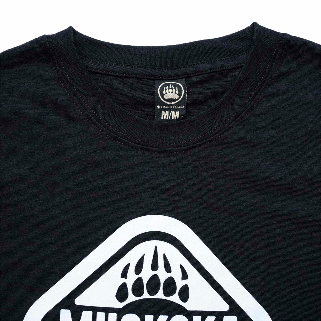 Muskoka Bear Wear – Youth T-Shirt (Organic Cotton) in Black