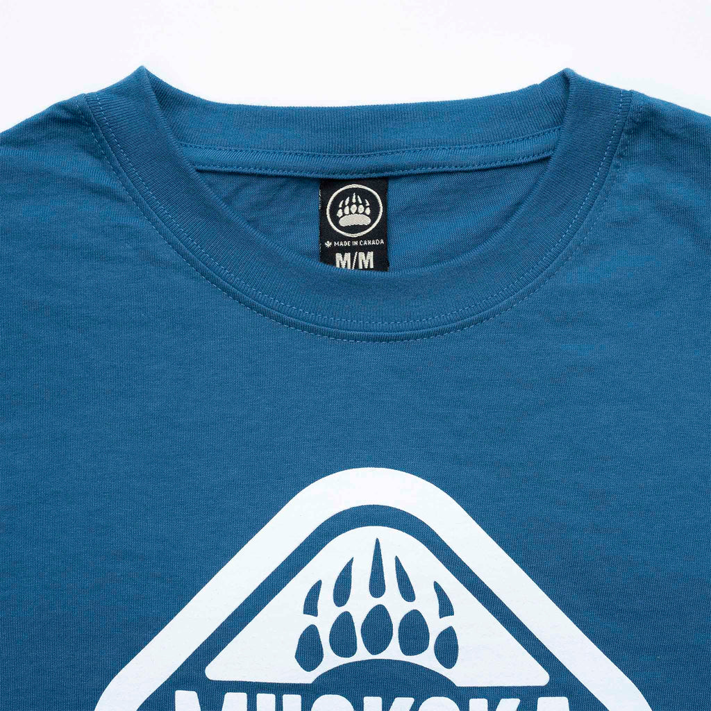 Muskoka Bear Wear – Youth T-Shirt (Organic Cotton) in Lake Blue