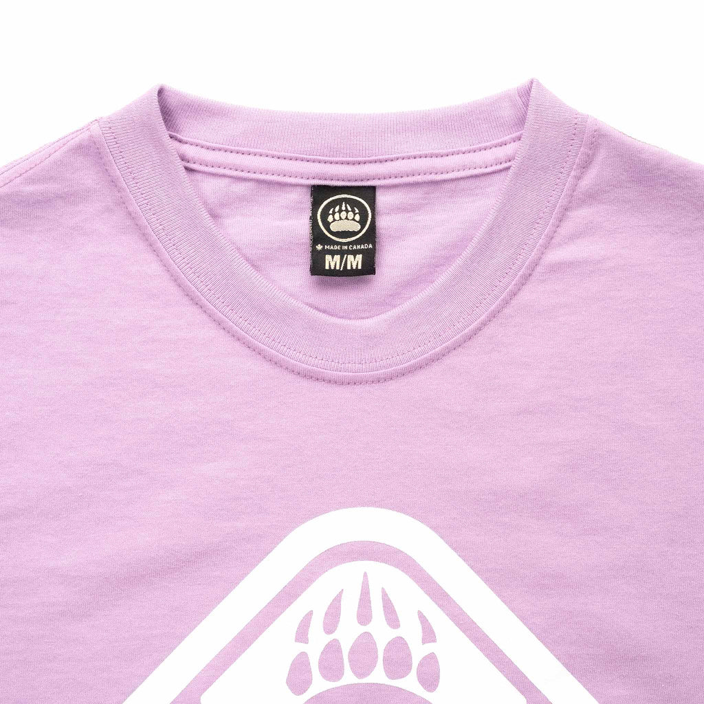 Muskoka Bear Wear – Youth T-Shirt (Organic Cotton) in Lilac