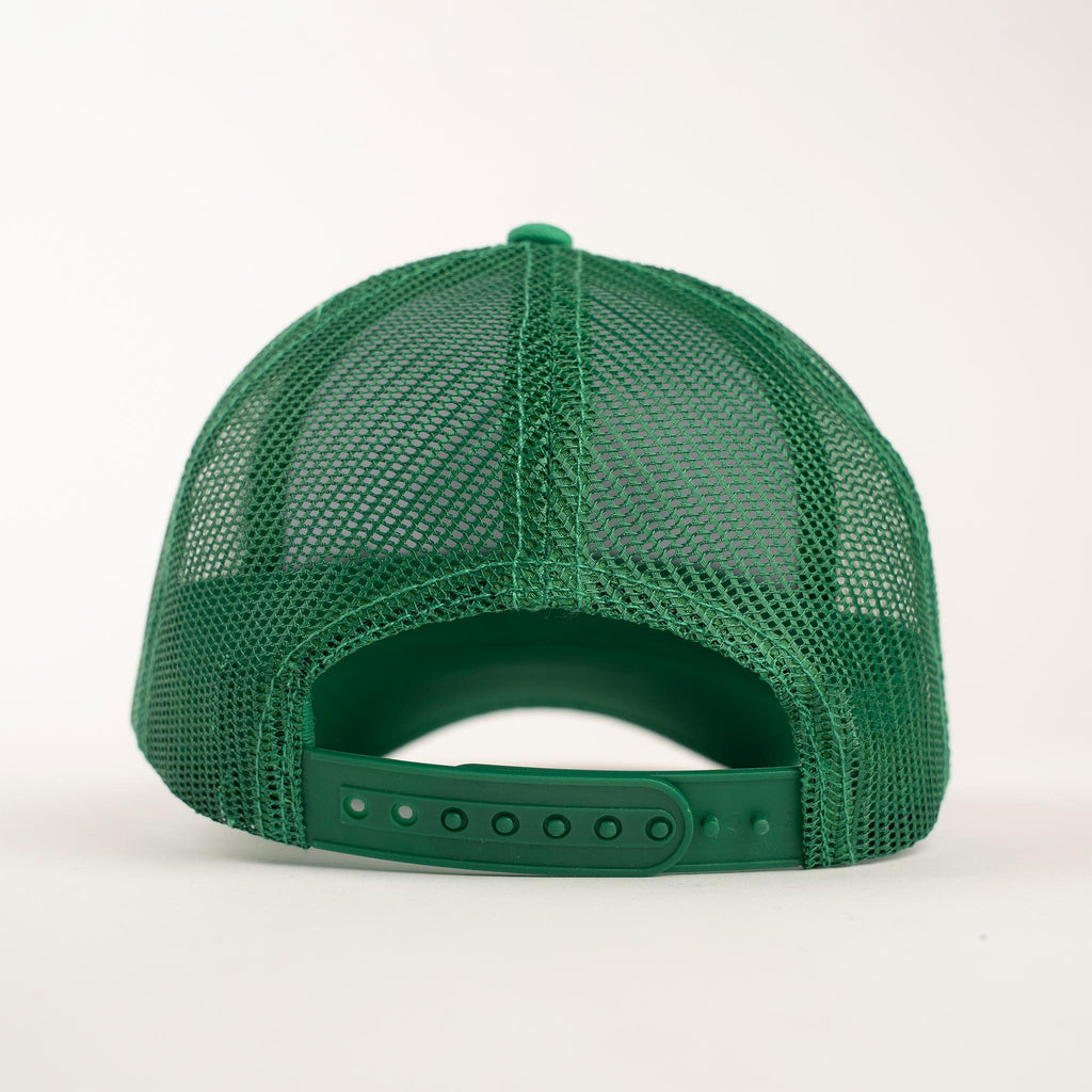 Muskoka Bear Wear – MBW Youth Trucker Hat in Kelly Green