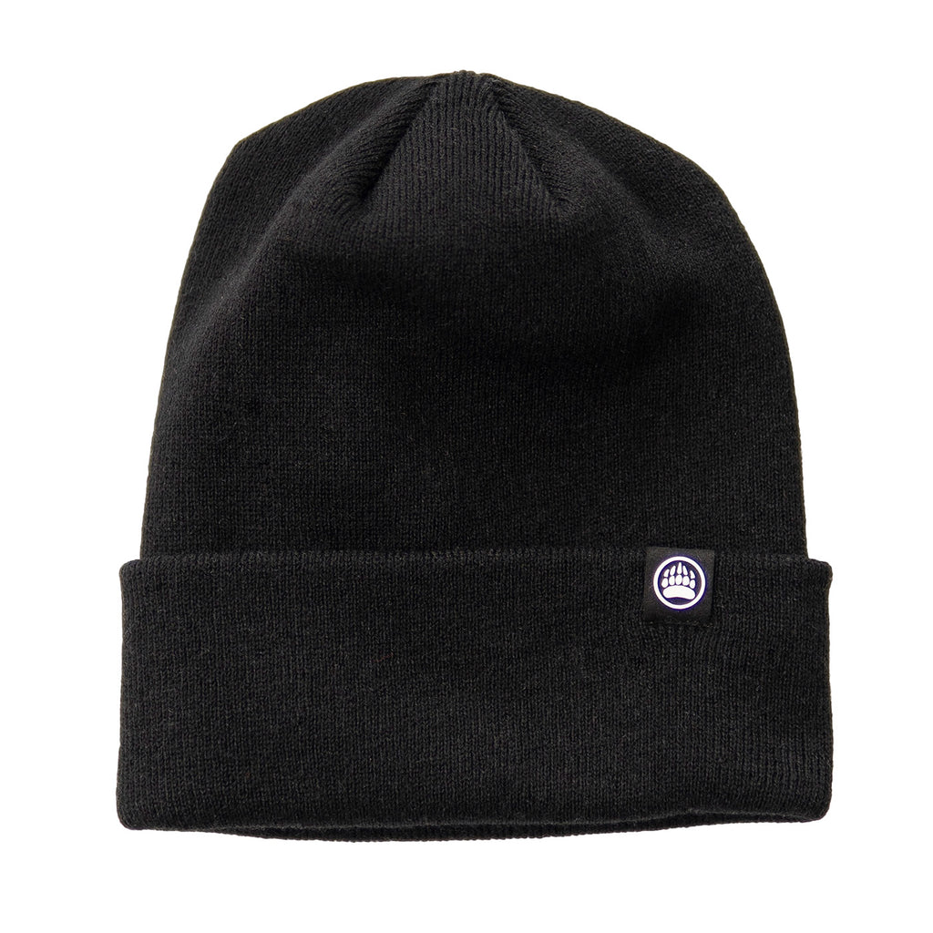 Muskoka Bear Wear – Fine Ribbed Toque (Unisex) in Black
