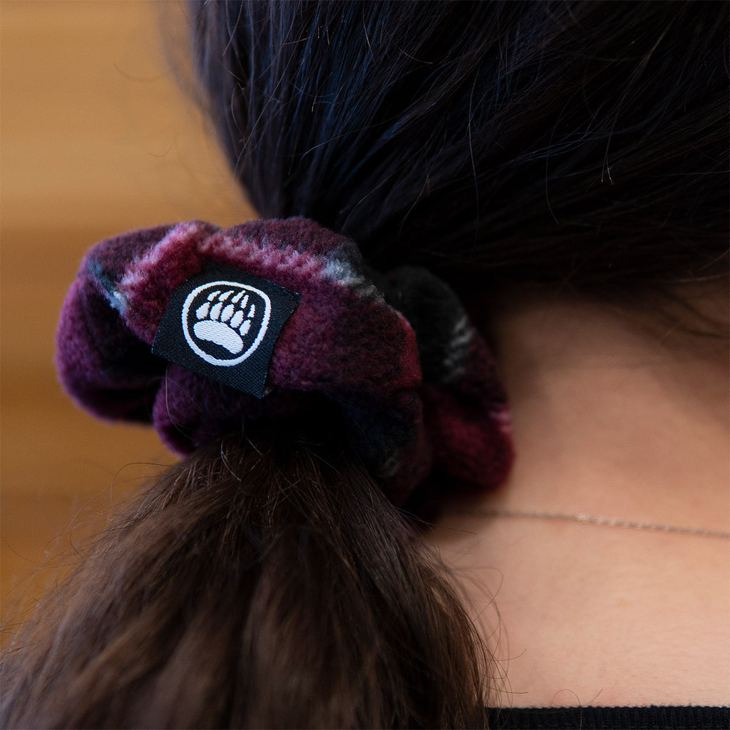 Muskoka Bear Wear – MBW Scrunchies in Burgundy