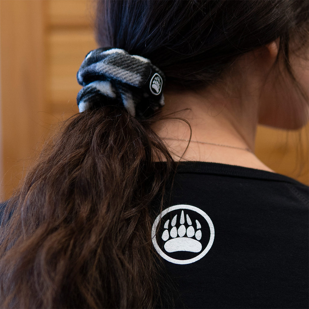 Muskoka Bear Wear – MBW Scrunchies in Cream Plaid