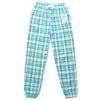 Muskoka Bear Wear – Ladies Cottage Comfy Pants in Aqua Plaid