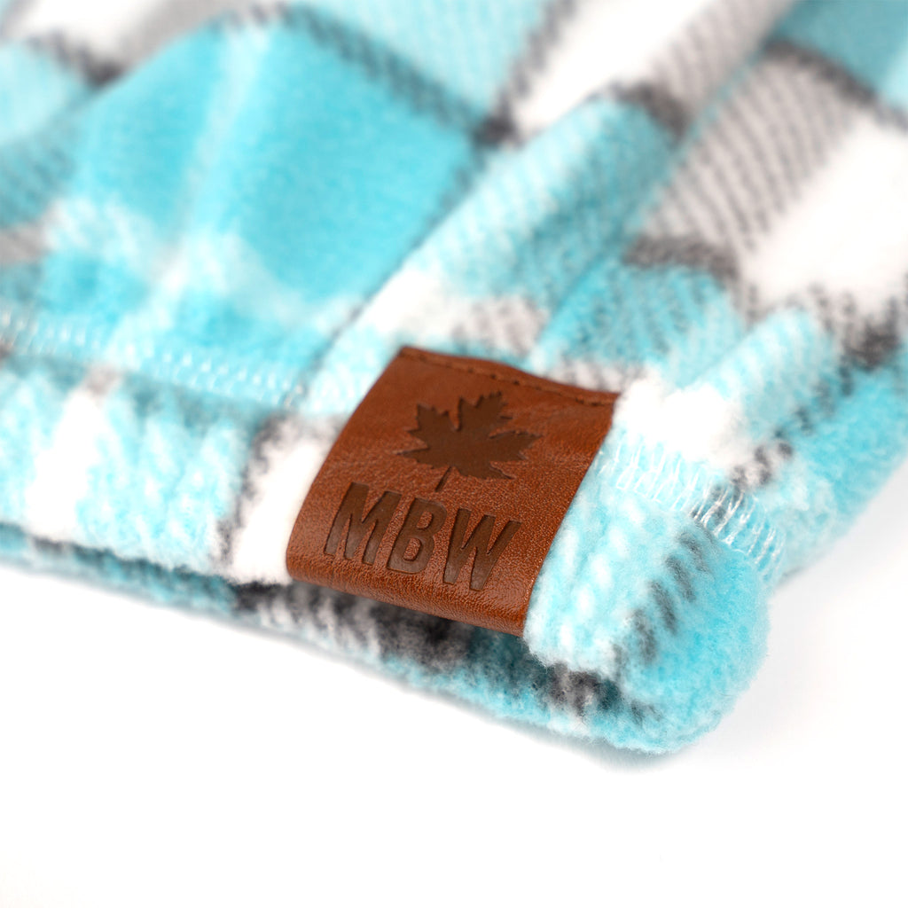 Muskoka Bear Wear – Ladies Cottage Comfy Pants in Aqua Plaid
