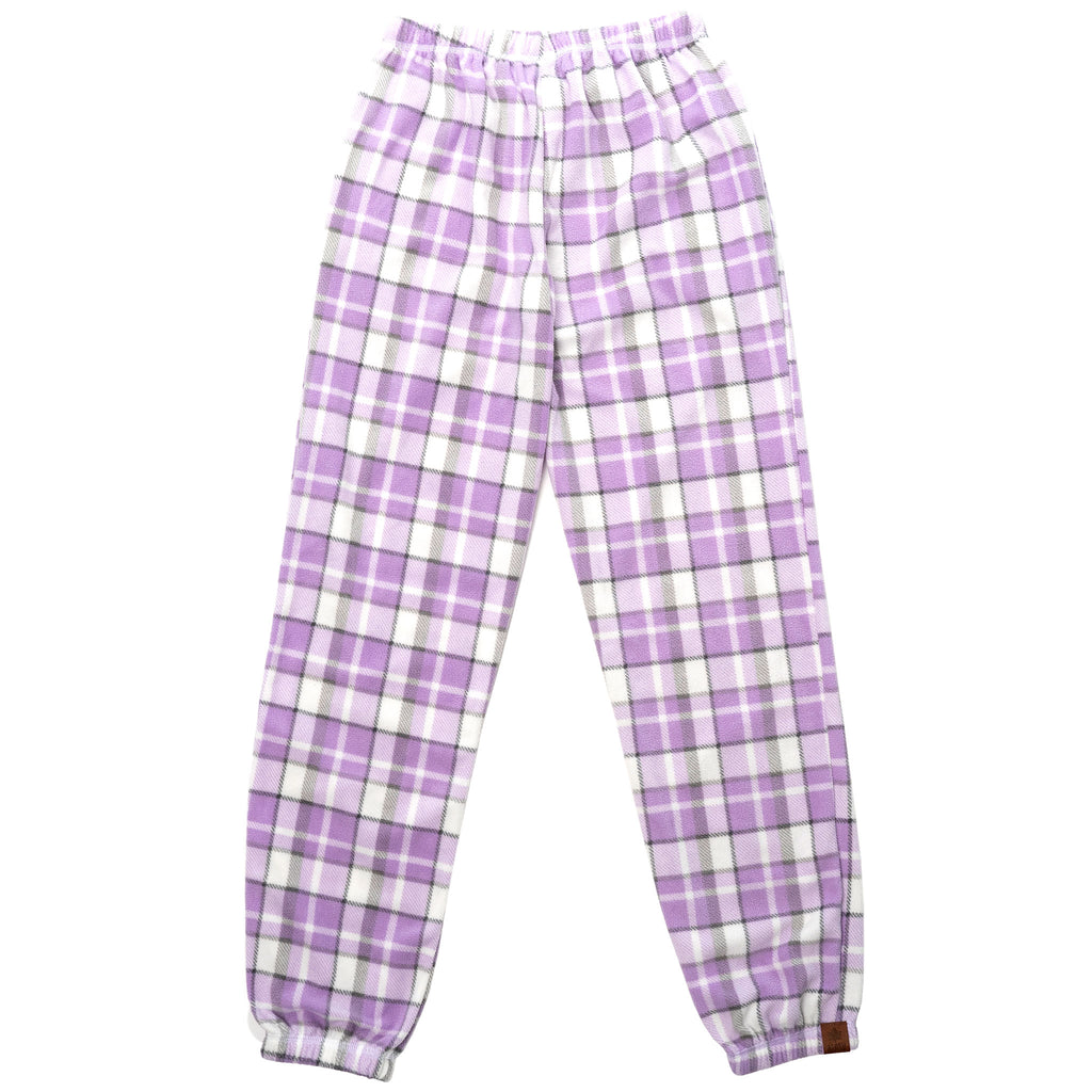 Muskoka Bear Wear – Ladies Cottage Comfy Pants in Lilac Plaid