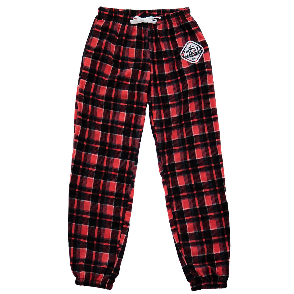 Pyjama trousers - Red tartan - Ladies