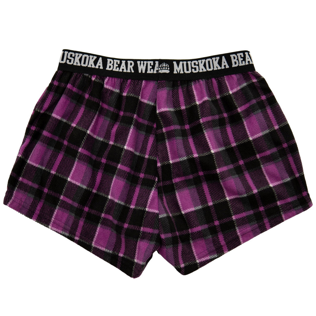 Muskoka Bear Wear – Cottage Comfy Shorts in Dahlia