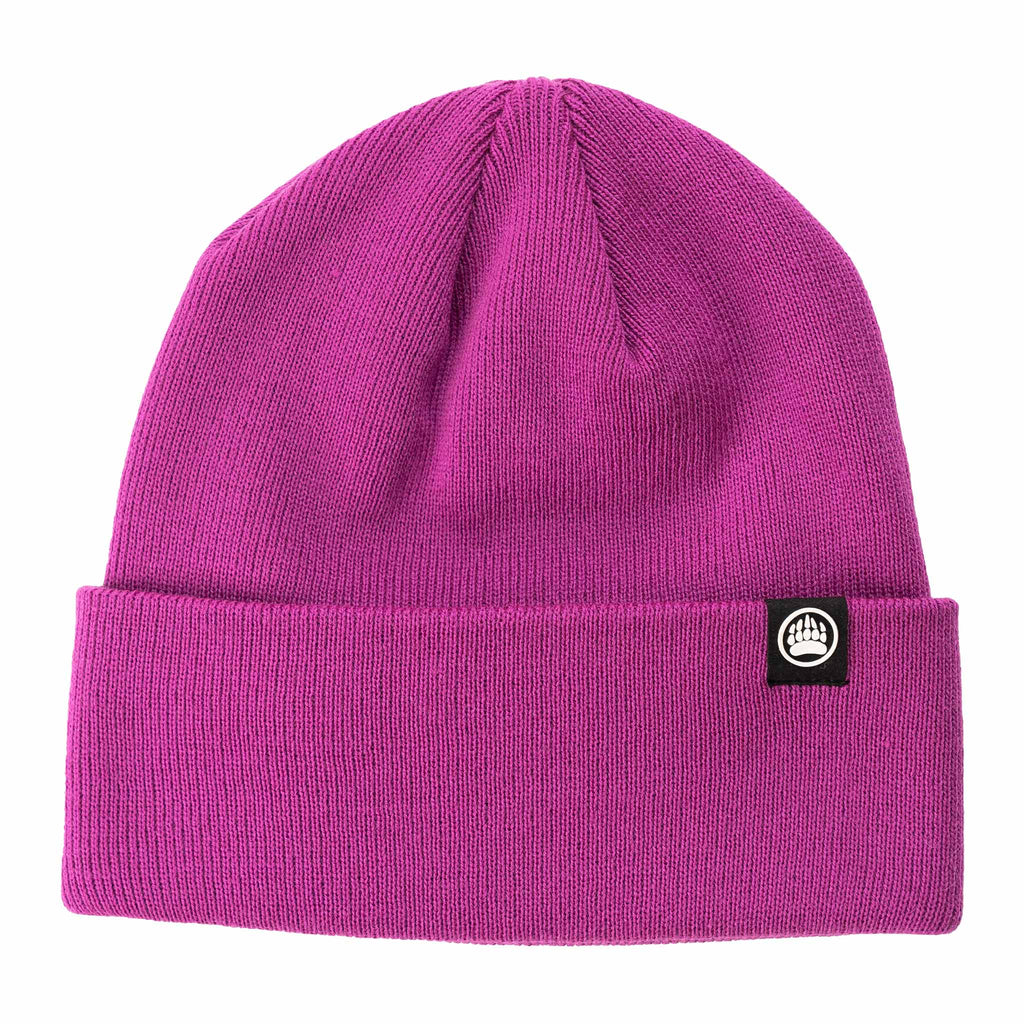 Muskoka Bear Wear – Fine Ribbed Toque (Unisex) in Magenta