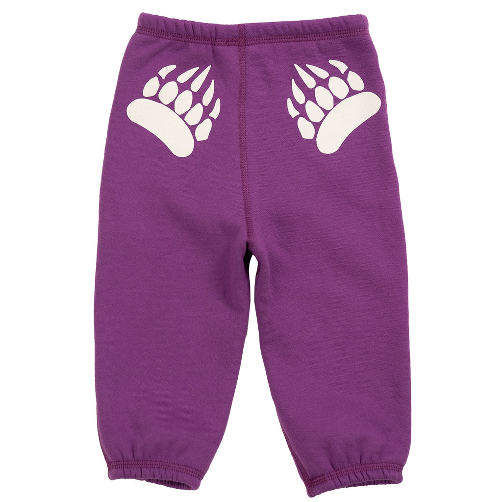 Basic fleece leggings purple for children