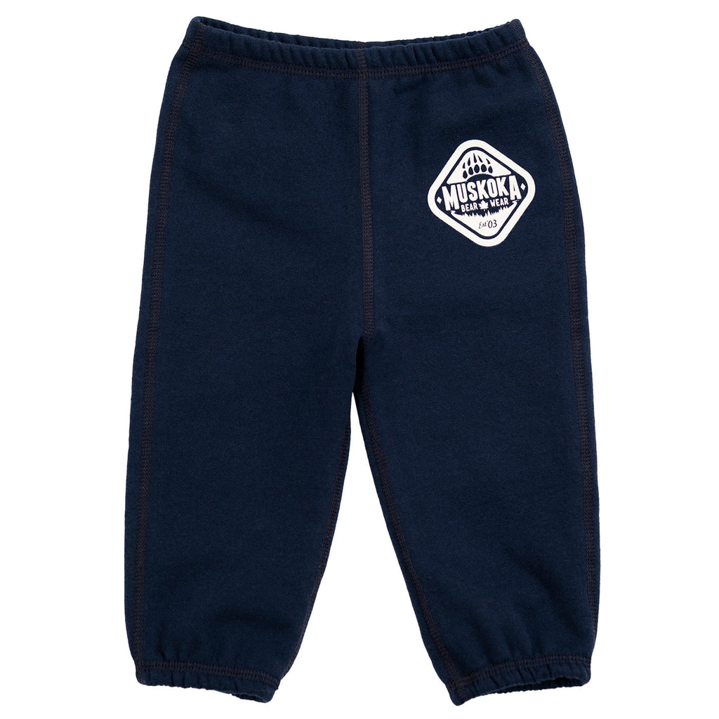 Infant Paw Pants in Navy