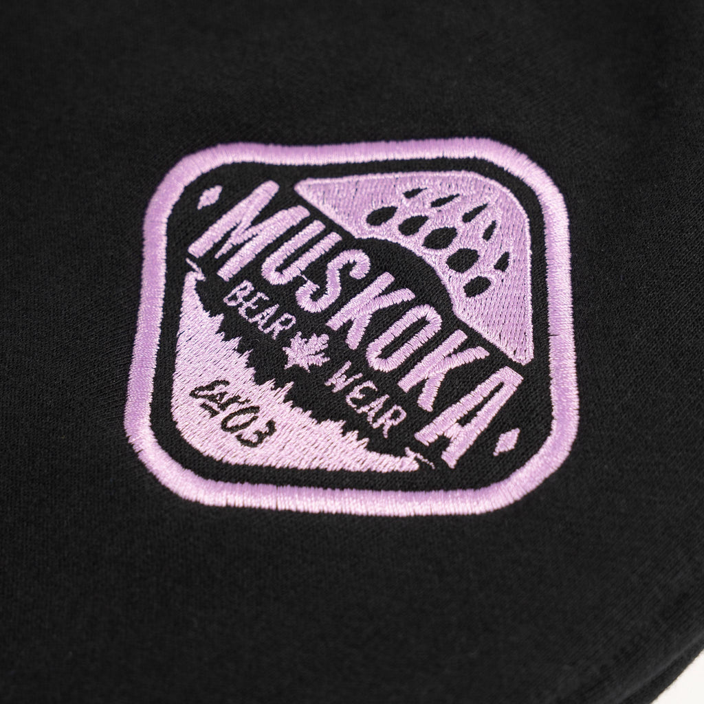 Muskoka Bear Wear – MBW Camp Pants in Black with Lilac