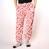 Muskoka Bear Wear – Ladies Christmas Cottage Comfy Pants in Red with Grey