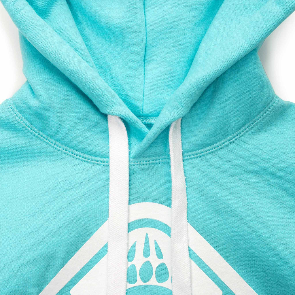 Muskoka Bear Wear – Made in Canada – Ladies Classic Hoody in Aqua