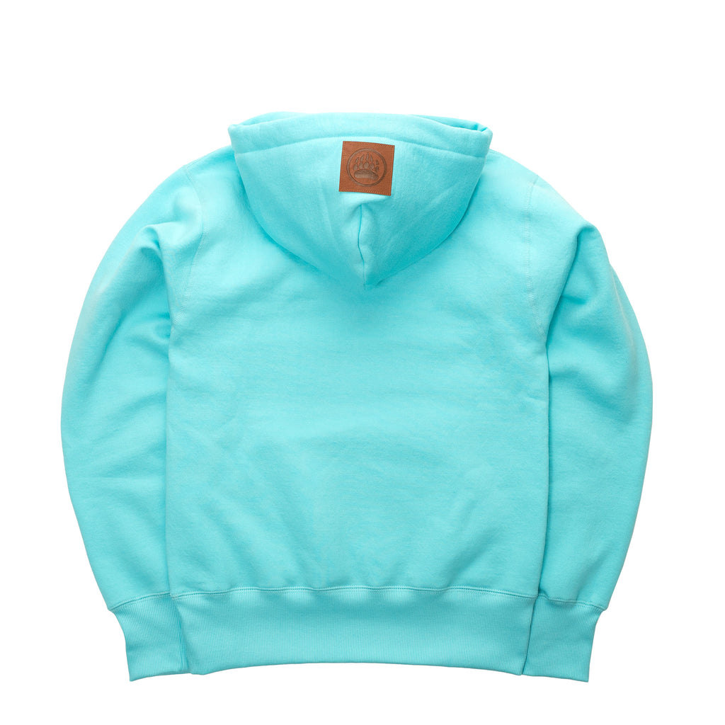 Muskoka Bear Wear – Made in Canada – Ladies Classic Hoody in Aqua
