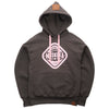 Muskoka Bear Wear – Made in Canada – Ladies Classic Hoody in Dark Charcoal with Pink