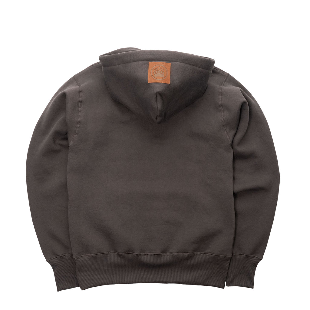 Muskoka Bear Wear – Made in Canada – Ladies Classic Hoody in Dark Charcoal with Pink