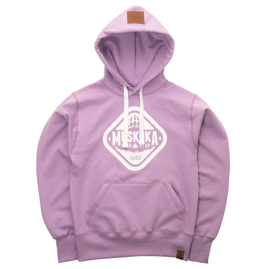 Muskoka Bear Wear – Made in Canada – Ladies Classic Hoody in Lilac