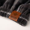 Muskoka Bear Wear – Ladies Cottage Comfy Pants in Dark Charcoal Plaid