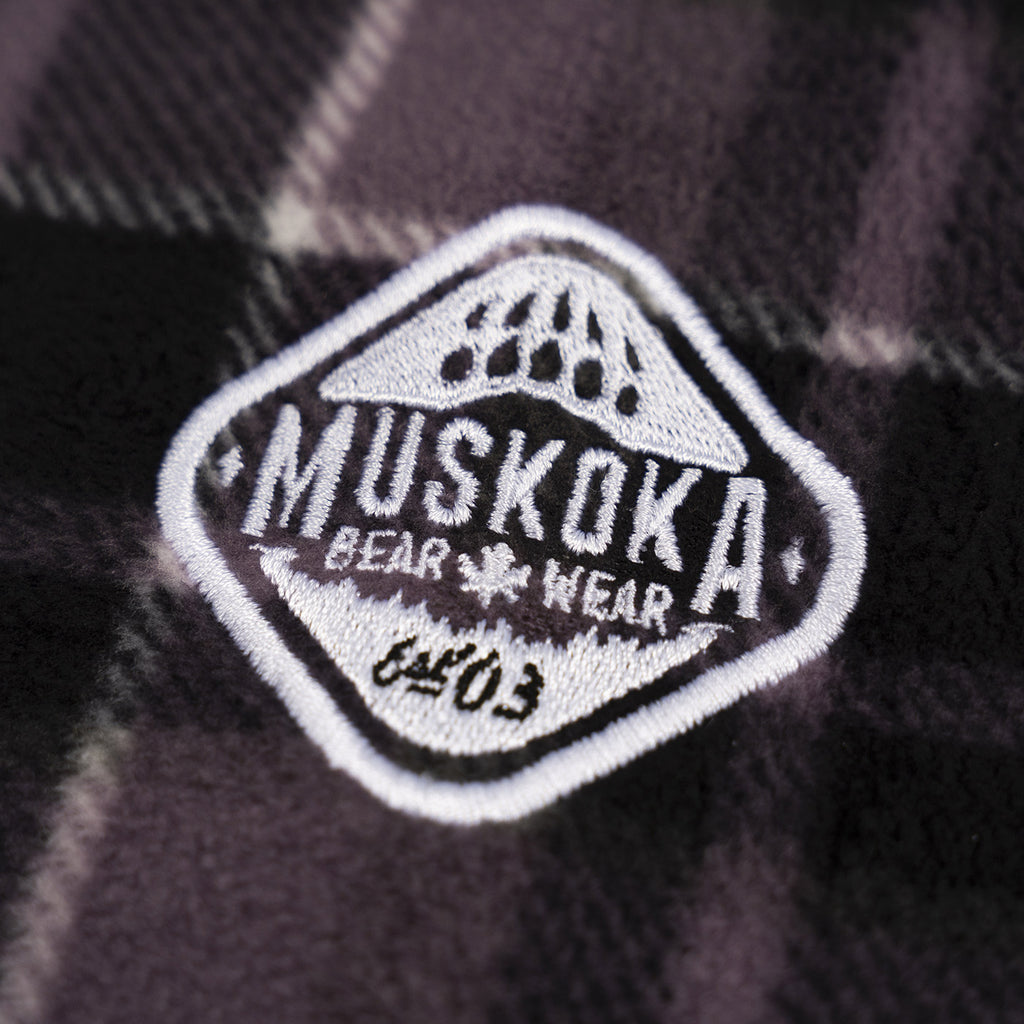 Muskoka Bear Wear – Cottage Comfy Shorts in Blackberry