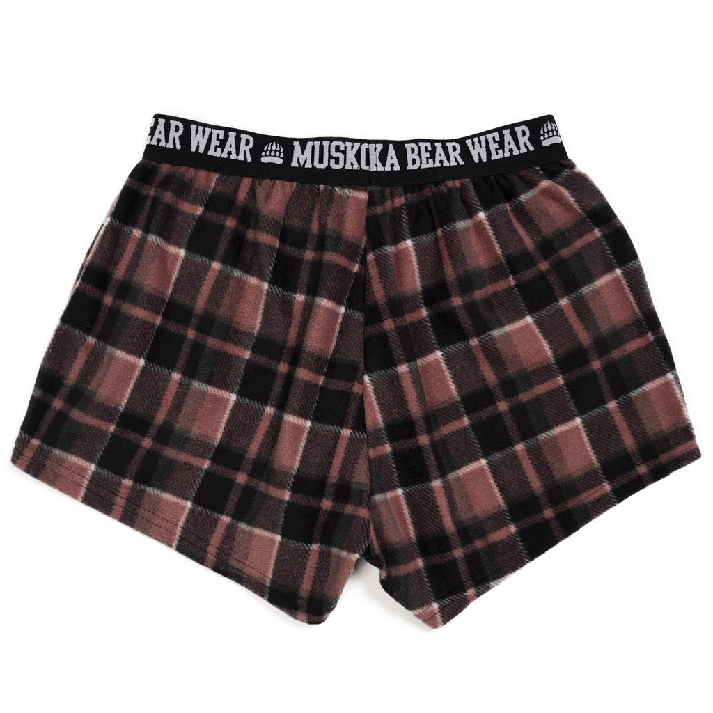 Muskoka Bear Wear – Cottage Comfy Shorts in Rose