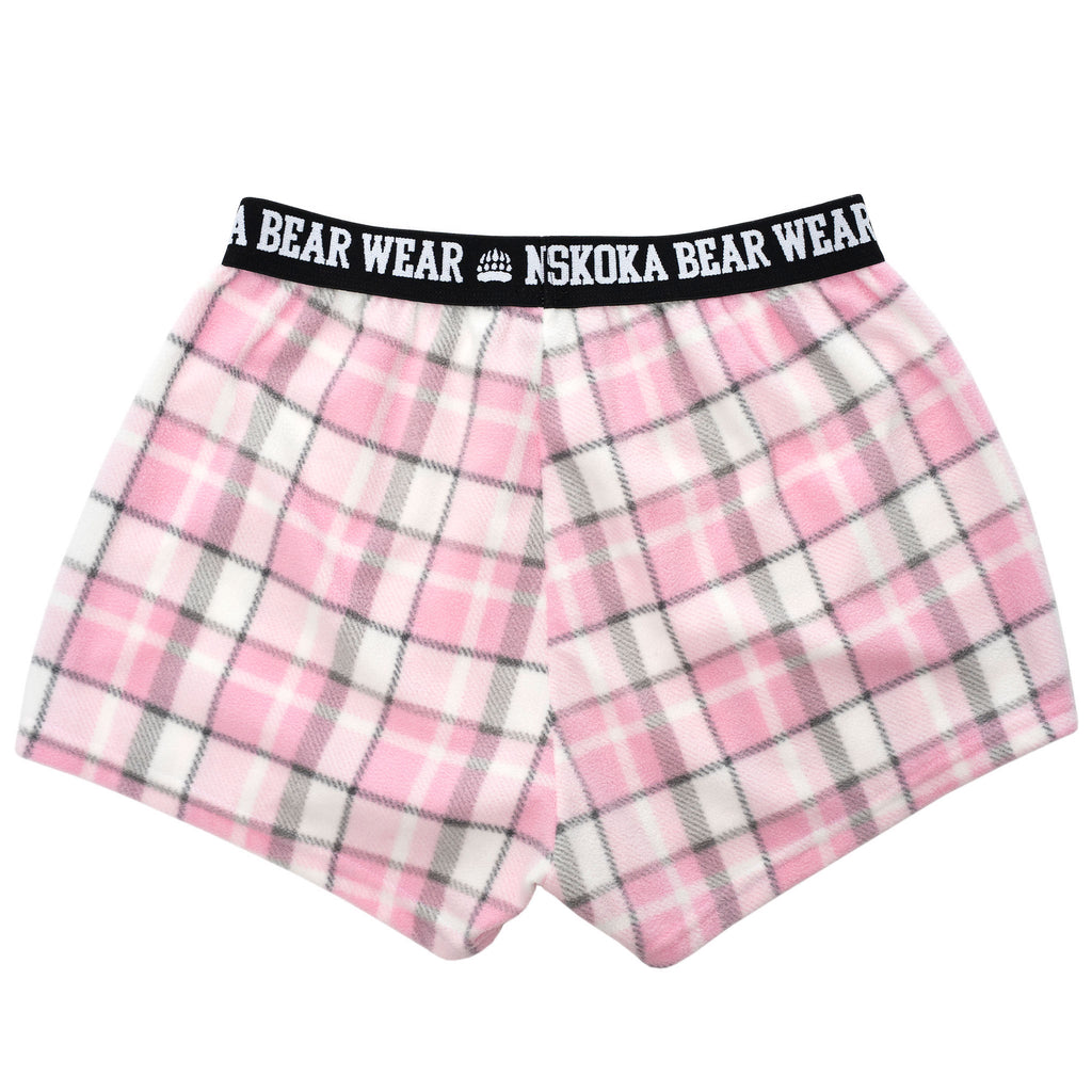 Muskoka Bear Wear – Ladies Cottage Comfy Shorts in Soft Pink