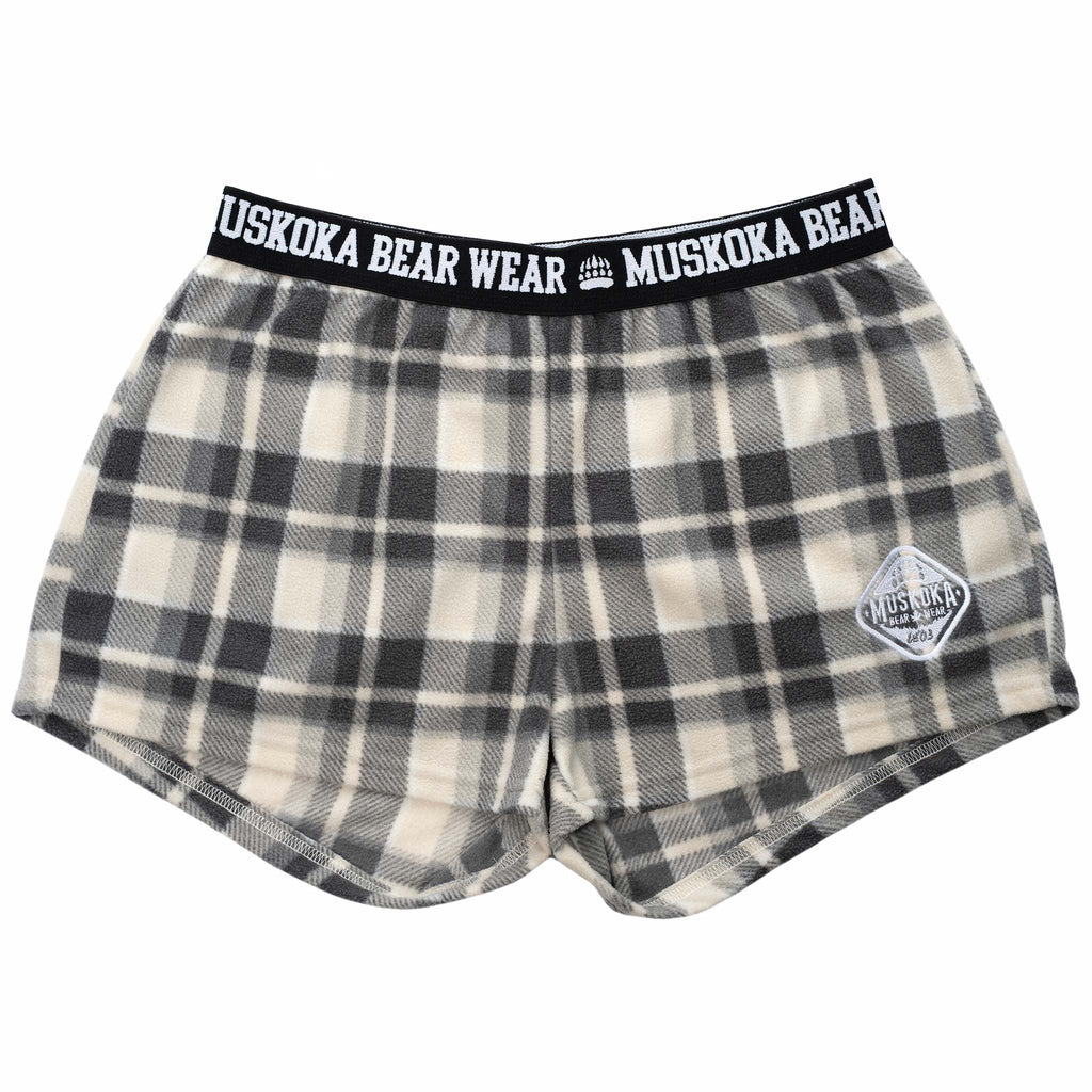Muskoka Bear Wear – Ladies Cottage Comfy Shorts in Vintage Cream