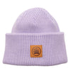 Ladies Double Cuffed Thick Toque (No Pom) in Lilac