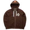 Muskoka Bear Wear – Ladies Classic Full-Zip Hoody in Dark Brown