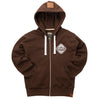 Muskoka Bear Wear – Ladies Classic Full-Zip Hoody in Dark Brown