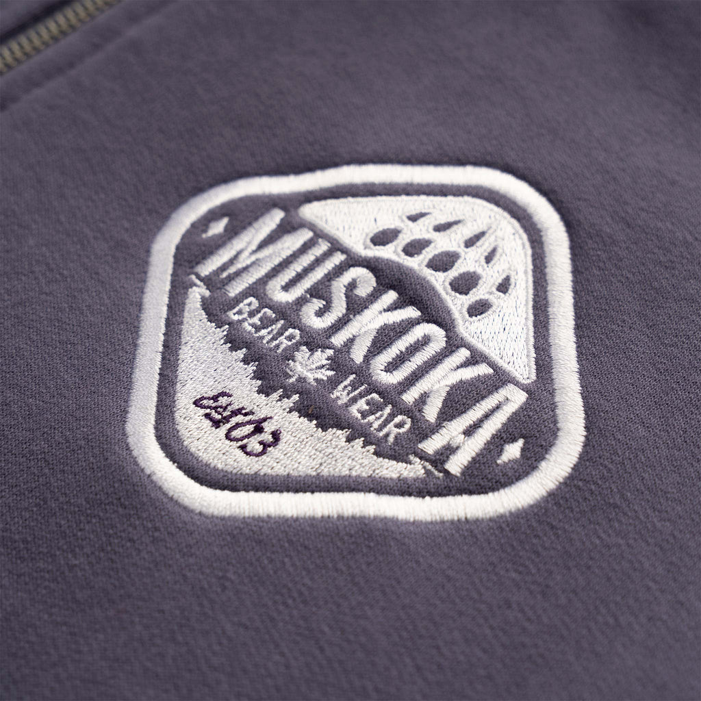 Muskoka Bear Wear – Ladies Full-Zip Jacket in Moondust