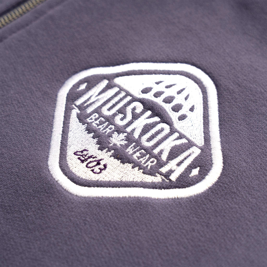 Muskoka Bear Wear – Ladies Full-Zip Jacket in Moondust