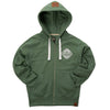 Muskoka Bear Wear – Ladies Classic Full-Zip Hoody in Pine