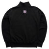 Muskoka Bear Wear – Made in Canada – Ladies Quarter Zip in Black with Lilac