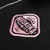 Muskoka Bear Wear – Ladies Quarter Zip in Black with Soft Pink
