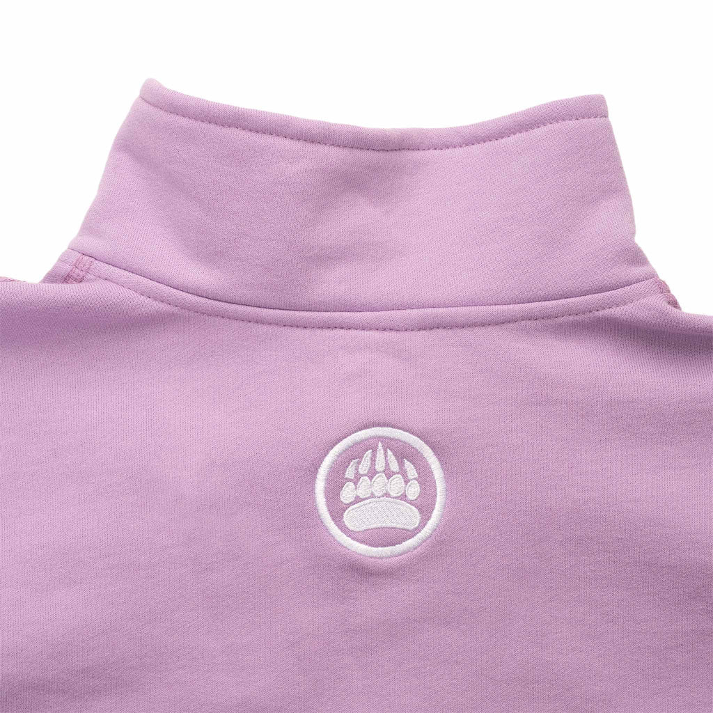 Muskoka Bear Wear – Made in Canada – Ladies Quarter Zip in Lilac