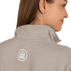 Muskoka Bear Wear – Ladies Quarter Zip in Stone Grey
