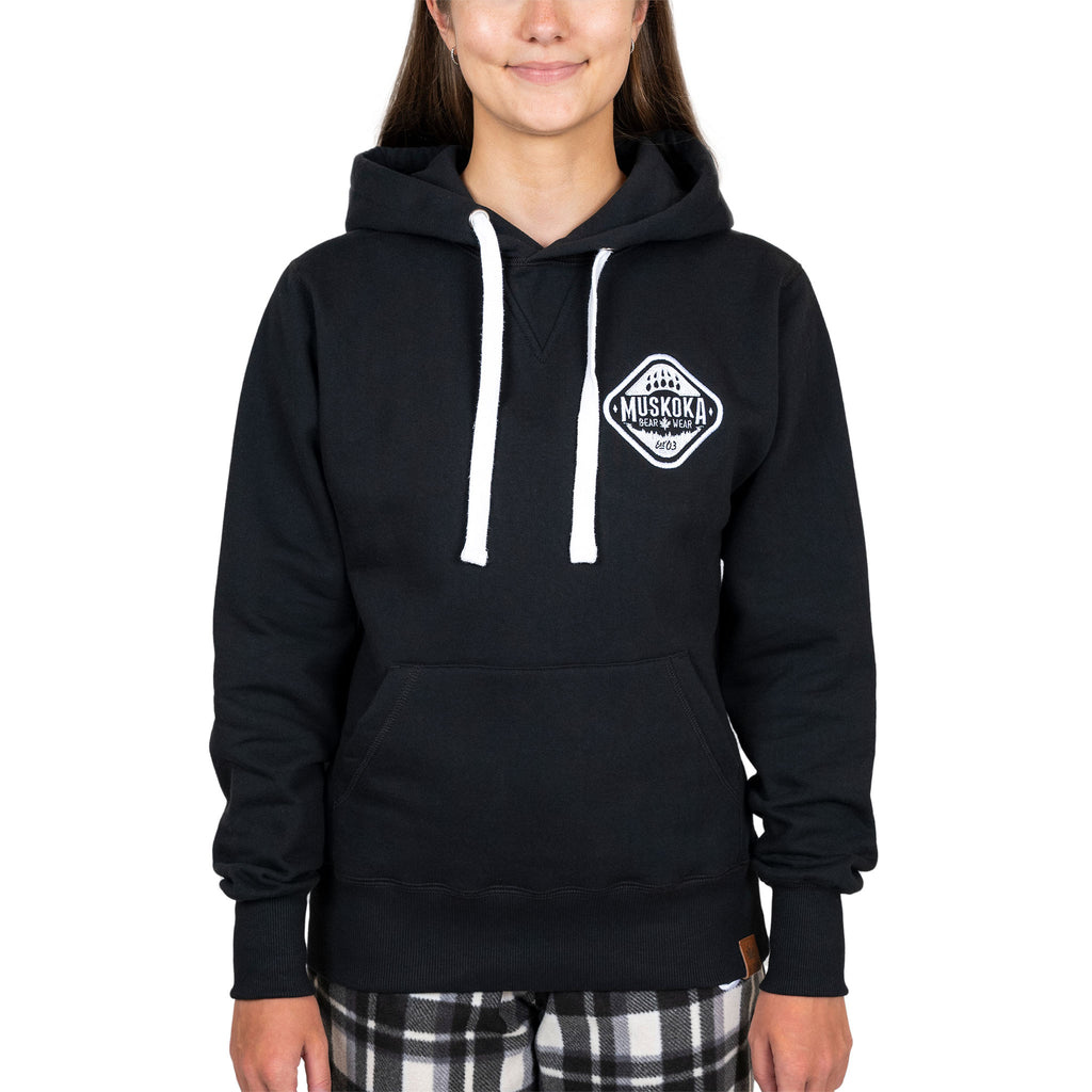 Muskoka Bear Wear – Ladies Signature Hoody in Black