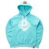 Muskoka Bear Wear – Ladies Vintage Cabin Hoody in Heather Aqua