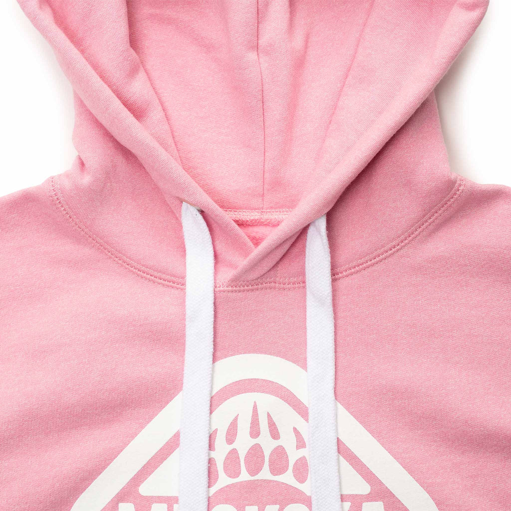 Muskoka Bear Wear – Ladies Vintage Cabin Hoody in Heather Pink