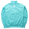 Muskoka Bear Wear – Ladies Vintage Cabin Quarter Zip in Heather Aqua