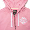 Muskoka Bear Wear – Ladies Vintage Full-Zip Jacket in Heather Pink