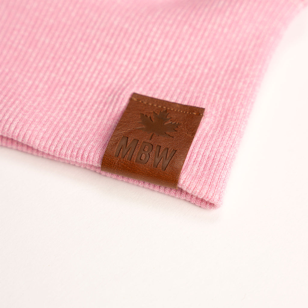 Muskoka Bear Wear – Ladies Vintage Full-Zip Jacket in Heather Pink
